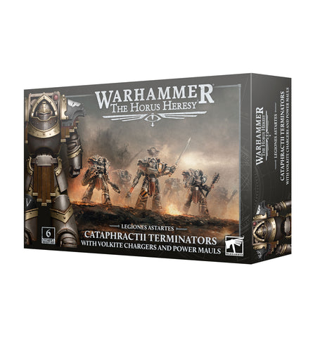 Age of Darkness: Horus Heresy - Legion Astartes Cataphractii Terminators With Volkite Chargers And Power Mauls