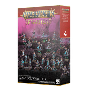 [PREORDER] Spearhead Disciples Of Tzeentch Tzaangor Warflock
