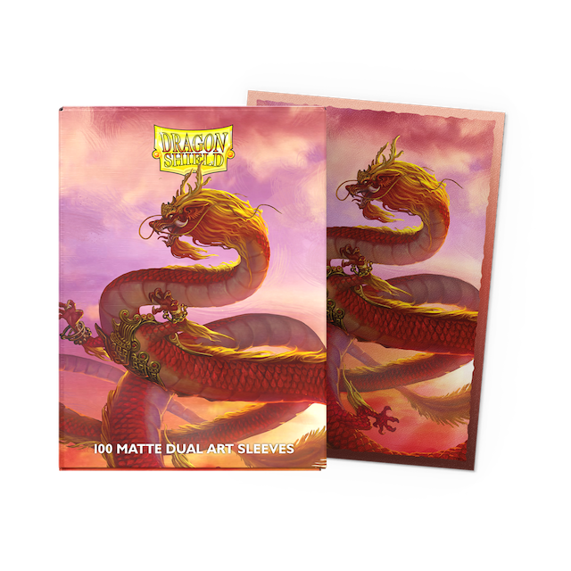 Dragon Shield Matte Dual Sleeve - Wood Dragon 100ct limited edition art