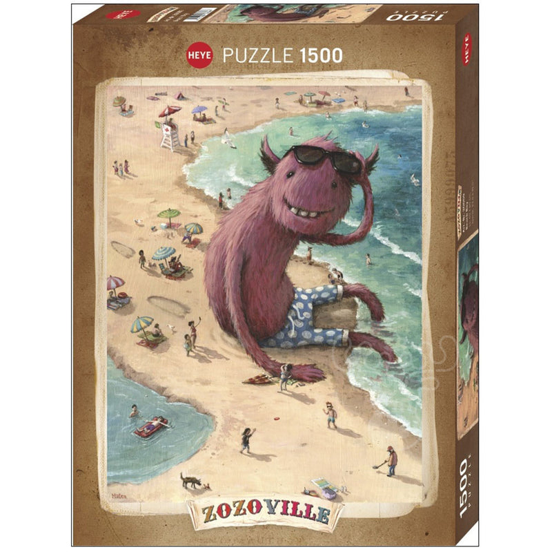1500 Piece Puzzle: Zozoville Beach Boy