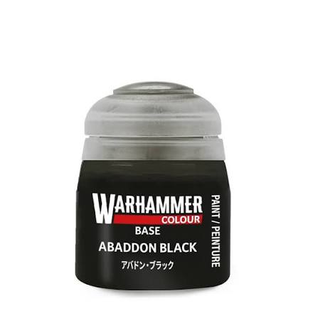 Citadel Abaddon Black Base Paint