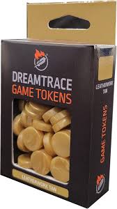 Dreamtrace Game Tokens - Leatherwork Tan