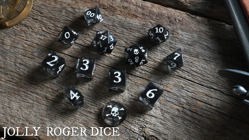 Pirate Borg Jolly Roger Dice Set