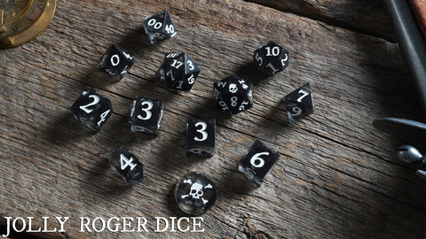 Pirate Borg Jolly Roger Dice Set