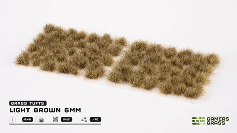 Gamers Grass: Light Brown Wild 6mm Tuft
