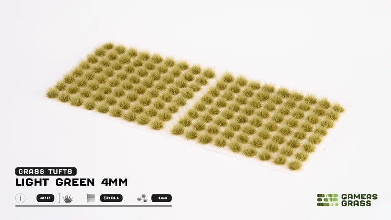 Gamers Grass: Light Green 4mm Tuft