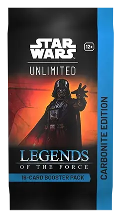 Star Wars: Unlimited - Legends Of The Force Carbonite Booster Pack