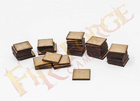 Fire Forge Games MDF 20x20mm Square Bases - 24 pcs