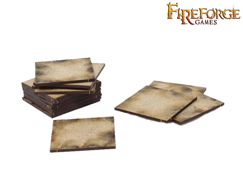 Fire Forge Games MDF 40x40mm Square Bases - 12 pcs
