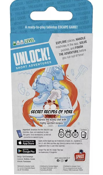 Unlock! Short Adventures Secret Recipes of Yore