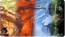 Ultra Pro Magic the Gathering Playmat Bloomburrow Green