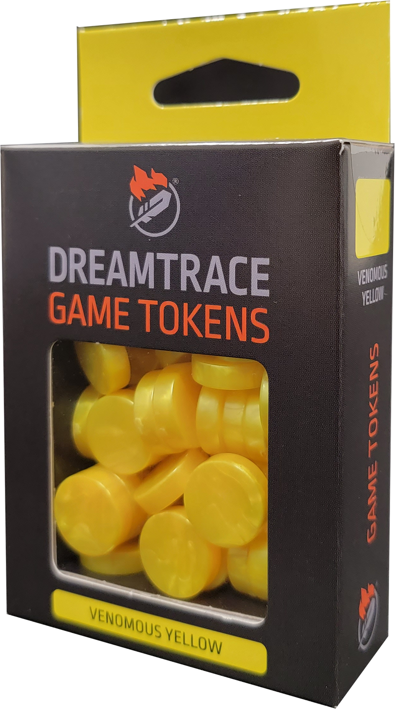 Dreamtrace Game Tokens - Venomous Yellow