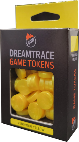 Dreamtrace Game Tokens - Venomous Yellow
