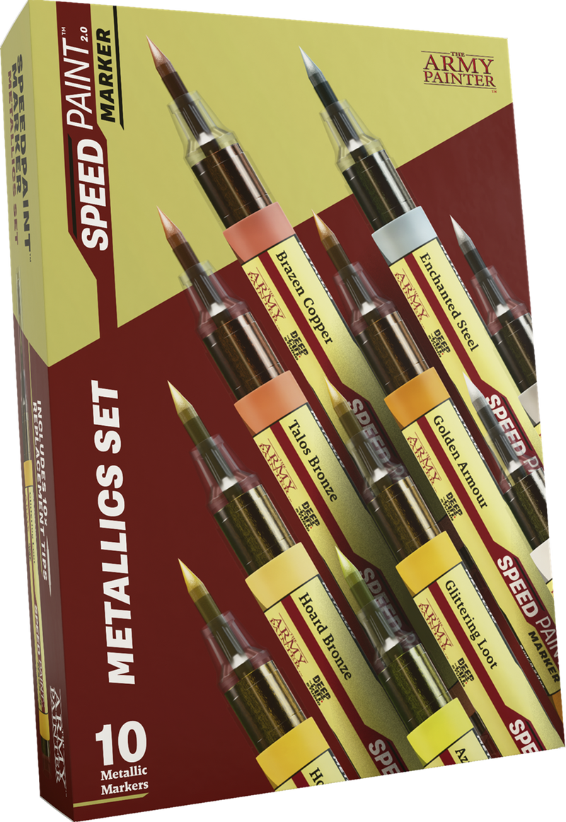 Army Painter Speedpaint Markers Metallic Set
