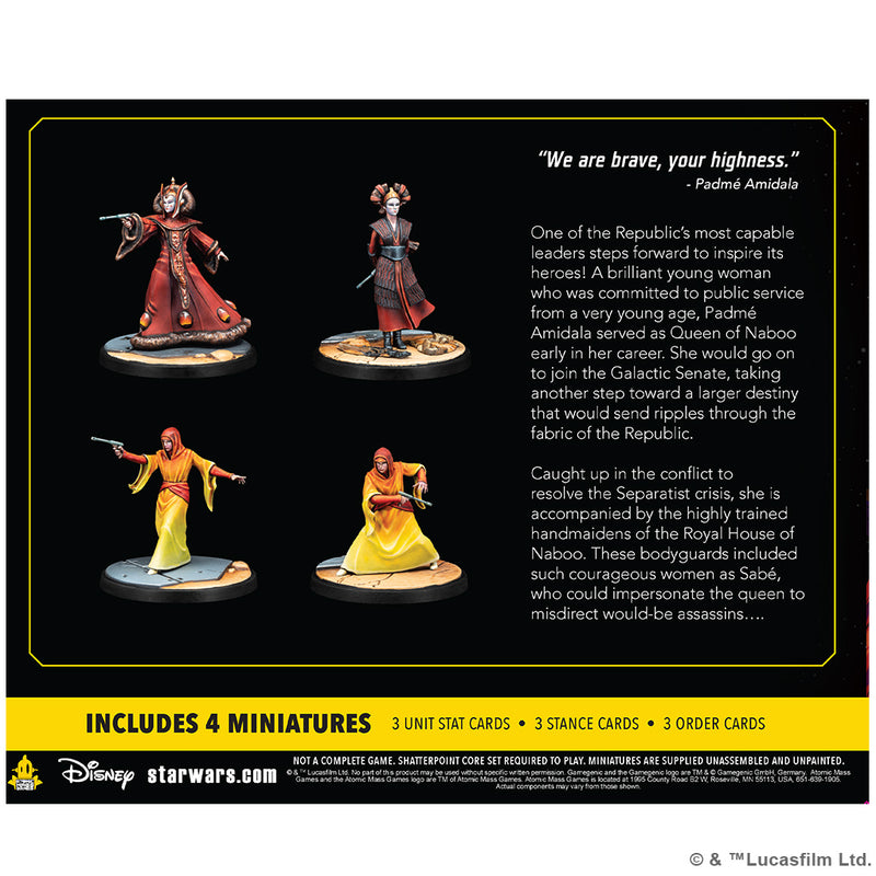 Shatterpoint: 'We Are Brave' Queen Amidala Squad Pack