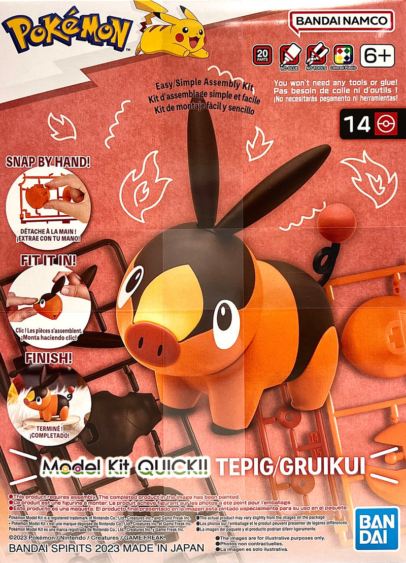 Pokemon Model Kit Tepig