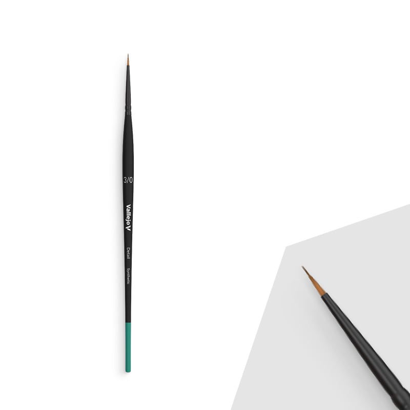 Vallejo Pro Detail Round Synthetic Brush Size 3/0