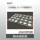 Wargames Atlantic General Accoutrements Dual Use 25mm Bases