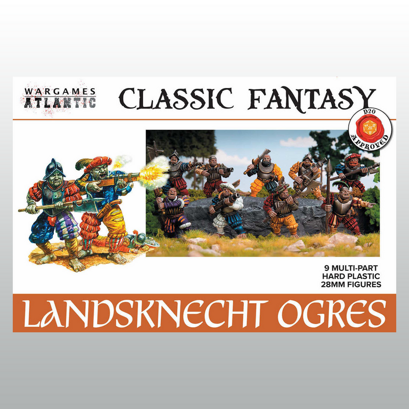 Wargames Atlantic Classic Fantasy Landsknecht Ogres