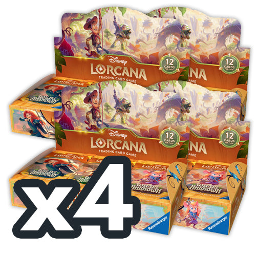 [PREORDER] Lorcana: Wilds Unknown CASE OF 4 [Sealed Box]