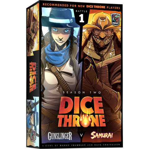 Dice Throne Season 2 Gunslinger Vs. Samurai
