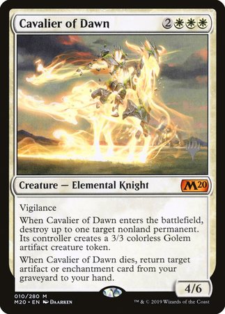 Cavalier of Dawn [Core Set 2020 Promos]