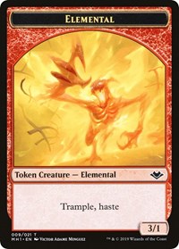 Elemental (009) // Spirit Double-Sided Token [Modern Horizons Tokens]