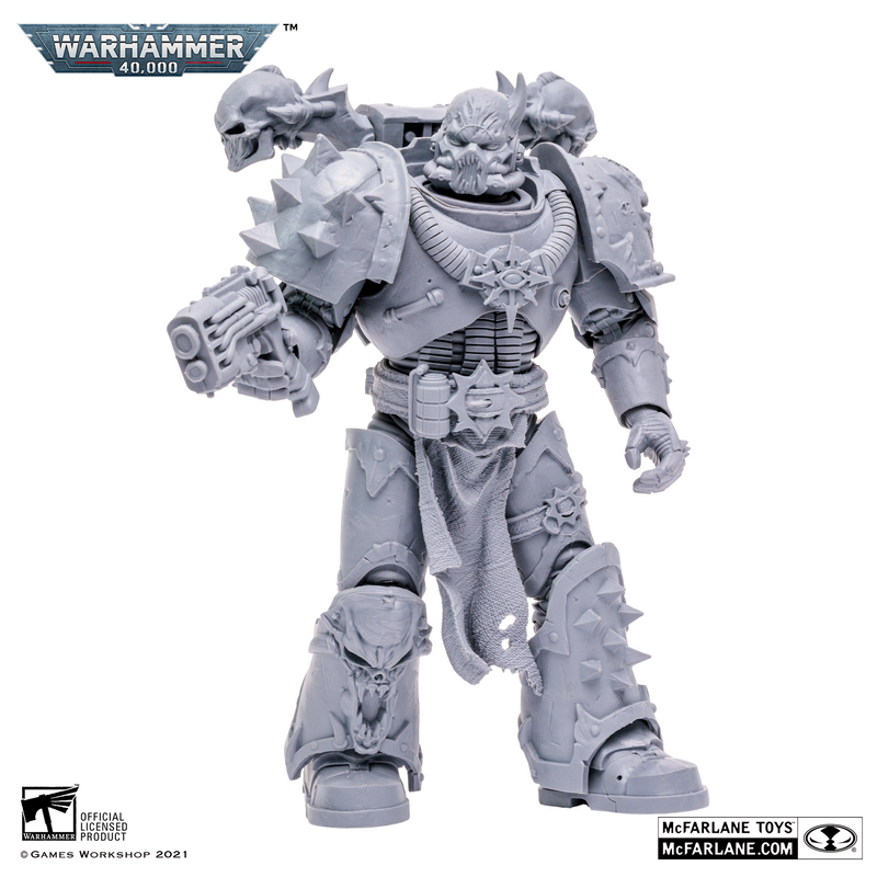 McFarlane Toys Warhammer 40K Chaos Space Marine Artist Proof Unpainted