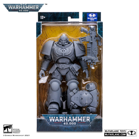 McFarlane Toys Warhammer 40K Space Marine Dark Angels Intercessor Artist Proof Unpainted