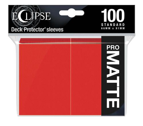 Eclipse PRO Matte Red Standard Sleeves