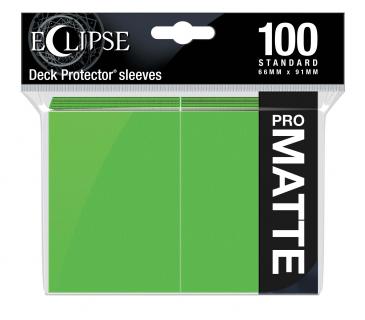 Eclipse PRO Matte Lime Green Standard Sleeves