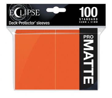 Eclipse PRO Matte Pumpkin Orange Standard Sleeves