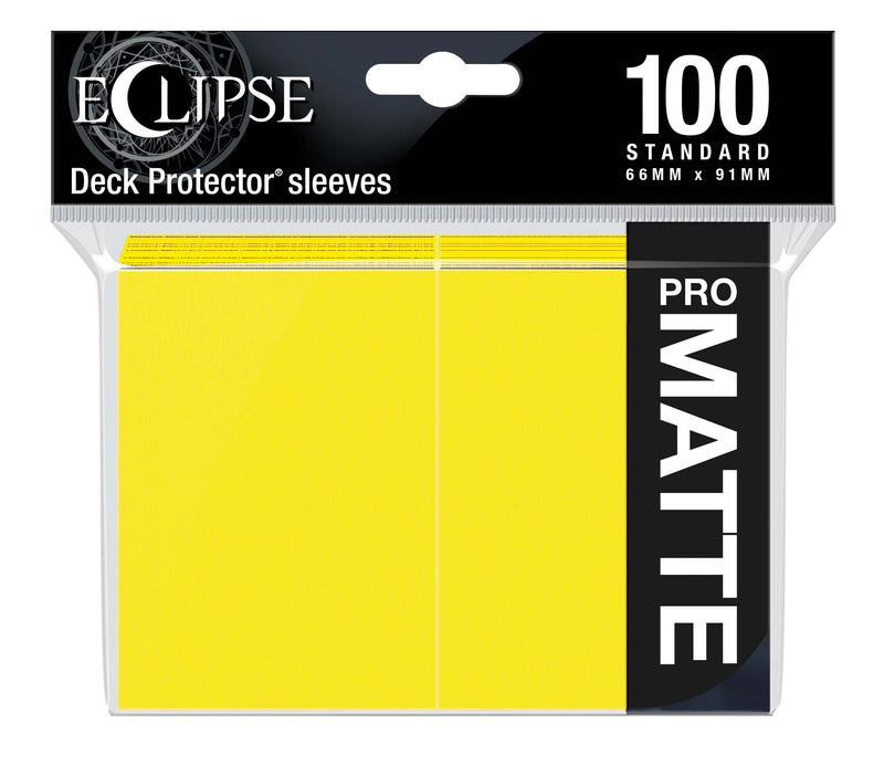 Eclipse PRO Matte Yellow Standard Sleeves