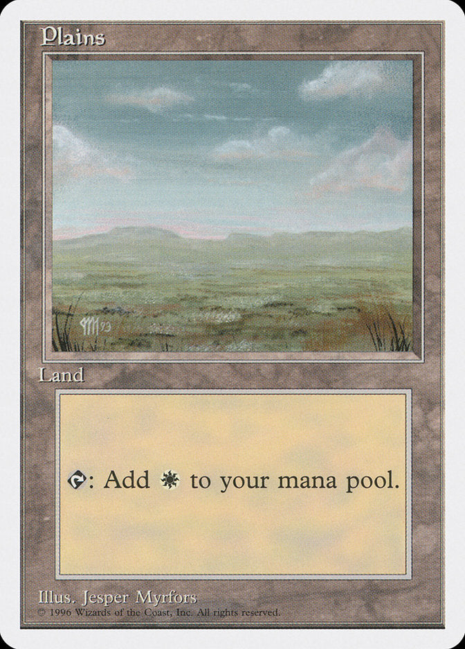 Plains (Signature on Bottom Left) [Introductory Two-Player Set]