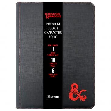 D&D Ultra Pro Premium Zippered Book & Character Folio