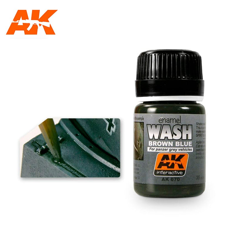 AK Interactive Wash For Panzer Grey Vehicles