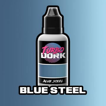 Turbo Dork Blue Steel Metallic Acrylic Paint - 20ml Bottle