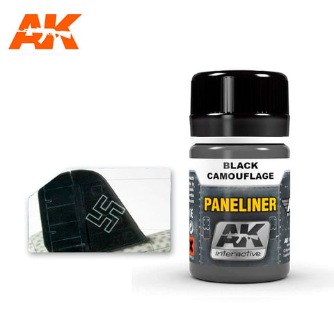 AK Interactive Paneliner For Black Camouflage 35ml