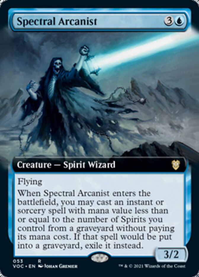Spectral Arcanist (Extended) [Innistrad: Crimson Vow Commander]