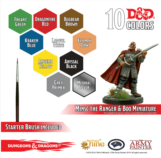 D&D Adventurers Paint Set