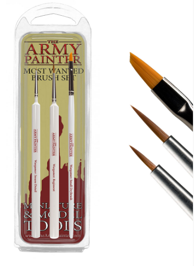 Army Painter Most Wanted Brush Set