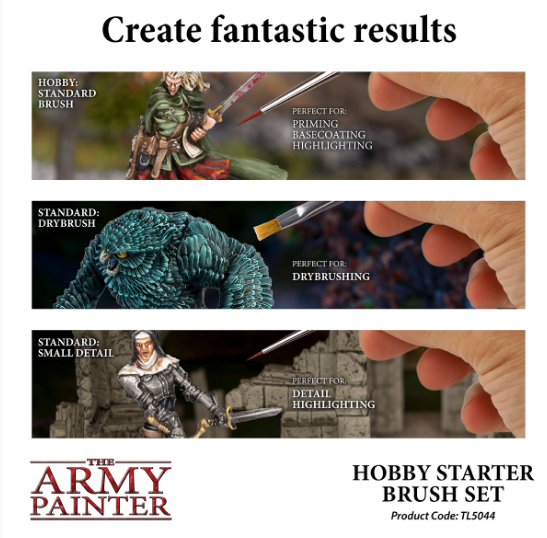 Army Painter Hobby Starter Brush Set