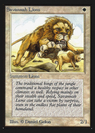 Savannah Lions (IE) [Intl. Collectors’ Edition]