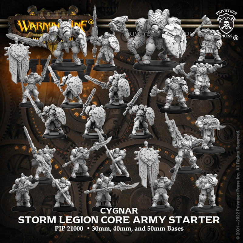 Warmachine MKIV Cygnar Storm Legion Core Army Starter