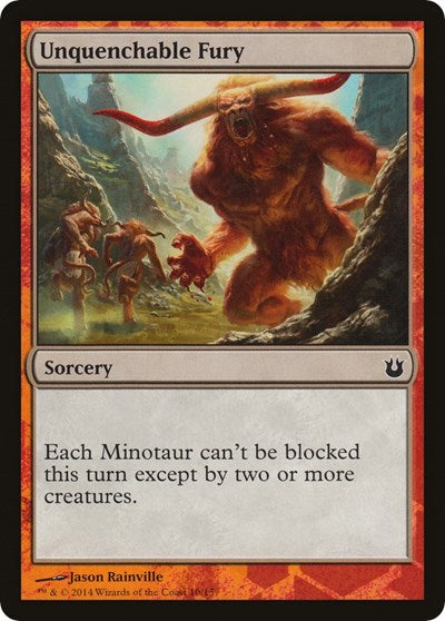 Unquenchable Fury [Hero's Path Promos]