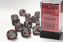 12D6 Translucent Smoke w/ Red Dice Block - 16mm