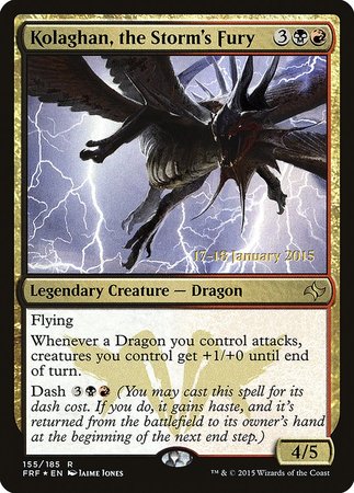 Kolaghan, the Storm's Fury [Fate Reforged Promos]