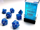 Polyhedral Translucent Blue Dice Sets