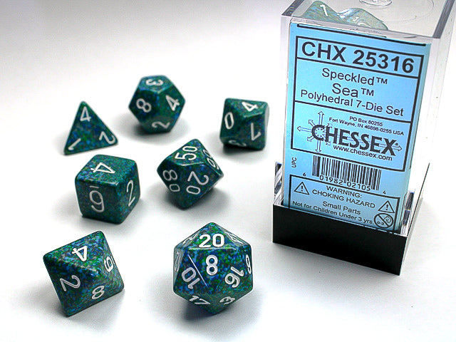 Polyhedral Speckled Sea Dice Sets