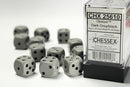 12D6 Opaque Grey w/ Black Dice Block - 16mm